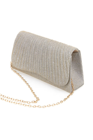 Clutch da sera oro effetto conchiglia COVERI COLLECTION SERA 099