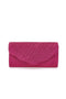 Fuchsia Clutch mit Glitzerklappe Coveri SERA 099 3