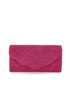Pochette fucsia con patta glitterata Coveri SERA 099 3