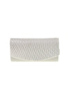 Silberne Kupplungstasche mit Kette Coveri collection SUI SERA 099 6