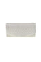 Silberne Kupplungstasche mit Kette Coveri collection SUI SERA 099 6