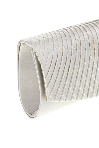 Silberne Kupplungstasche mit Kette Coveri collection SUI SERA 099 6