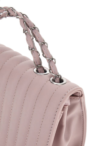 Rosa gesteppte Tasche mit Doppelgriff PRIMA RIGA SPA ATENA