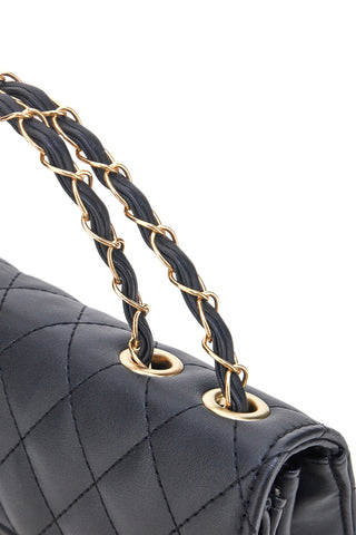 Borsa nera trapuntata con manico PRIMA RIGA SPA TALIA