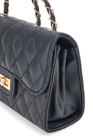 Borsa nera trapuntata con manico PRIMA RIGA SPA TALIA