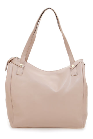 Lancetti LL25W-101-3 Einkaufstasche in Puderrosa mit runden Nieten