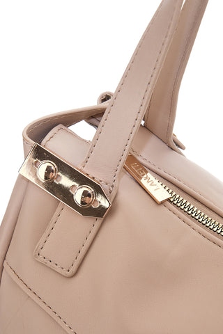 Lancetti LL25W-101-3 Einkaufstasche in Puderrosa mit runden Nieten