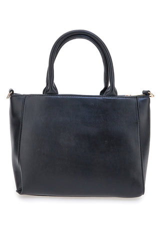 Guido Vietri K30,374,B016 Schwarze Nietenhandtasche mit Schulterriemen