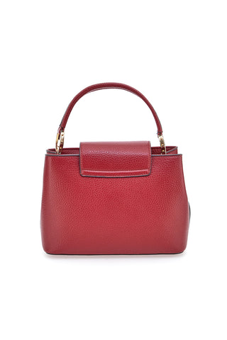 Basile CLASS BA1272DOLL Handtasche mit Innenfächern, Burgunderrot