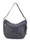 Borsa nera con charm e zip dorate Naj-Oleari 61329/BOBA13
