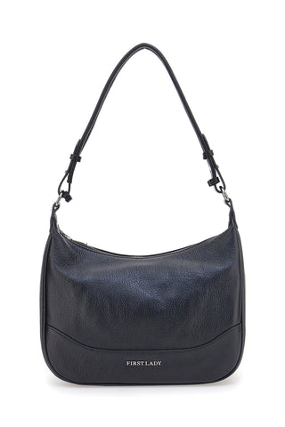 Borsa Donna Hobo a Spalla COCCINELLE in Pelle Nera Linea Gleen Large a Borsa Donna Hobo a Spalla COCCINELLE in Pelle Nera Linea Gleen Large a