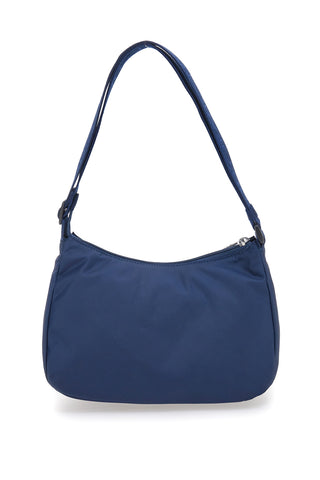 Borsa a spalla blu in tessuto con logo Tommy Jeans Shoulder Bag