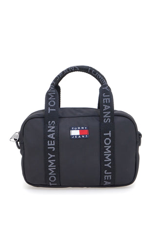 Schwarze Tommy Jeans Daily Crossover Handtasche mit Schulterriemen