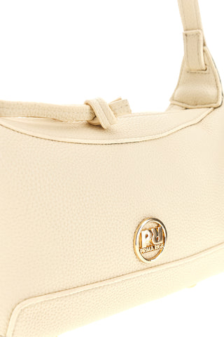 Cremefarbene Tasche mit Schulterriemen Prima riga BAGPITT003-B