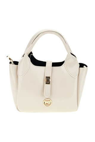 Borsa beige con foulard Prima riga BAGPITT005-B
