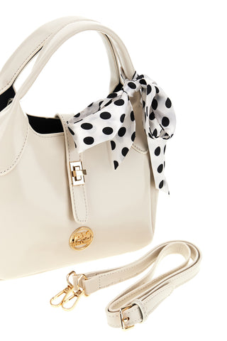 Beige Tasche mit Schal Prima riga BAGPITT005-B