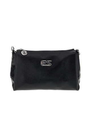 Borsa nera a tracolla compatta Emma spagnesi PU1461