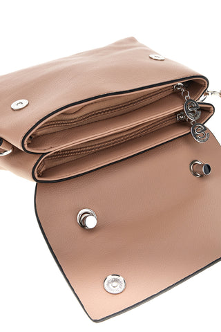 Borsa nude a mano con tracolla Emma spagnesi PU8901