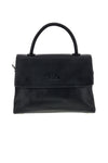 Schwarze Handtasche mit Schulterriemen Emma spagnesi PU8901