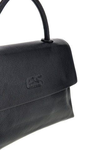Schwarze Handtasche mit Schulterriemen Emma spagnesi PU8901