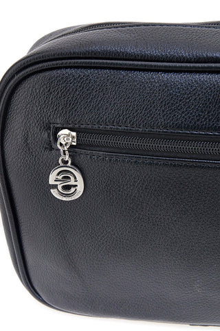 Schwarze Umhängetasche mit Reißverschlussfach Emma spagnesi PU2783