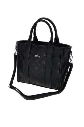 Schwarze Handtasche mit Schulterriemen Me & me 20511
