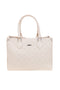 Beige Handtasche mit abnehmbarem Schulterriemen Me & me 20499