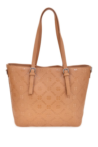 Shopper-Tasche aus Leder mit verstellbarem Schulterriemen Me & me 2617