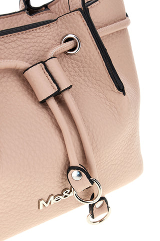 Beige Handtasche mit Schulterriemen Me & me KX8988