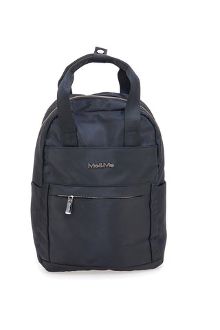 Zaino nero con spallacci regolabili Me & me spa 9309