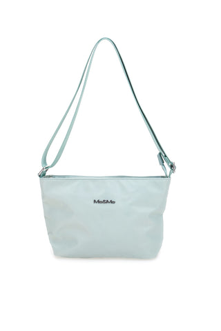 Borsa a spalla verde chiaro con zip Me & Me Spa 9353