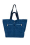 Schicke blaue Tasche mit Griffen Naj-oleari 61476/MIAP2
