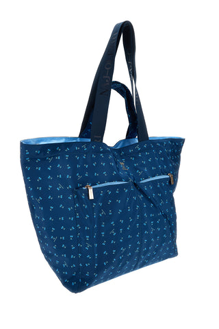 Schicke blaue Tasche mit Griffen Naj-oleari 61476/MIAP2
