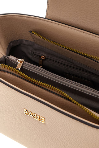 Borsa beige con tracolla rimovibile Basile CLASS BA1272DOLL