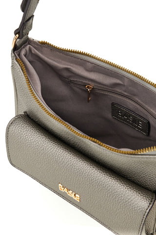 Metallic graue Tasche mit Fronttasche Basile 11950EDOLL
