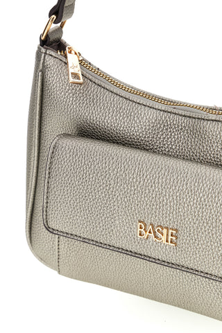 Metallic graue Tasche mit Fronttasche Basile 11950EDOLL