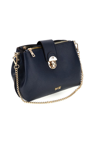 Blaue Tasche mit Kettenriemen Basile BA1280DOLL