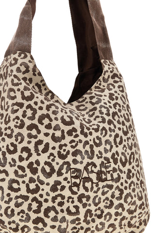 Borsa beige animalier con nodo Basile CLASSBA22222