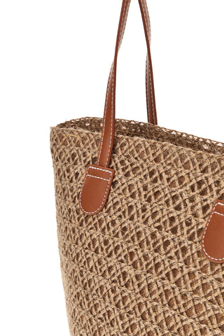 Borsa naturale intrecciata Selun 261002/E