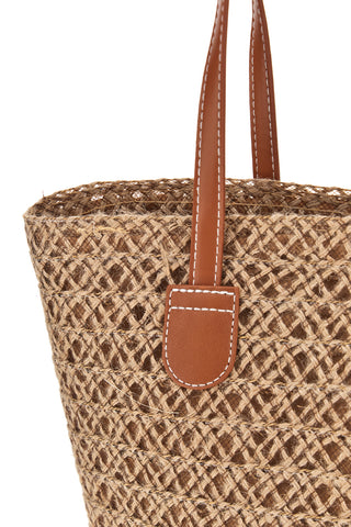 Borsa naturale intrecciata Selun 261002/E