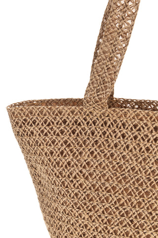 Borsa naturale intrecciata Selun 261002/D