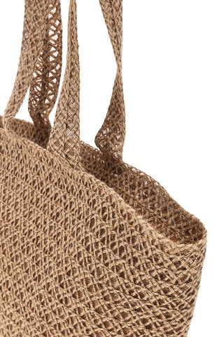 Borsa naturale intrecciata Selun 261002/D