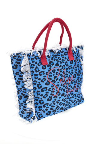 Borsa mare blu animalier Selun 261004