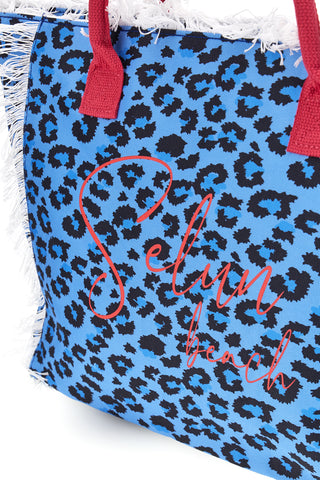 Borsa mare blu animalier Selun 261004