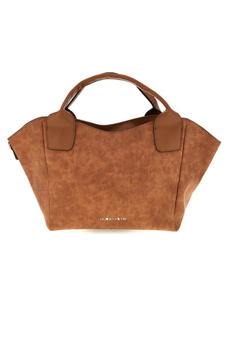 Braune Tasche mit Doppelgriffen Guido vietri K30,379,B010