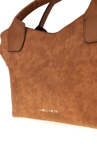 Braune Tasche mit Doppelgriffen Guido vietri K30,379,B010