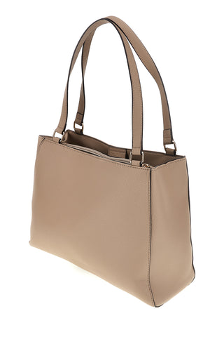 Beige Umhängetasche mit Fronttasche und Innenfächern Guido Vietri TRIK30,370,B0AA