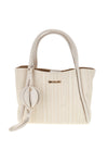 Elfenbeinfarbene Tasche mit Schulterriemen Roncato R5379