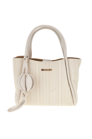 Elfenbeinfarbene Tasche mit Schulterriemen Roncato R5379