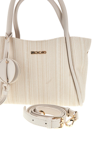 Elfenbeinfarbene Tasche mit Schulterriemen Roncato R5379